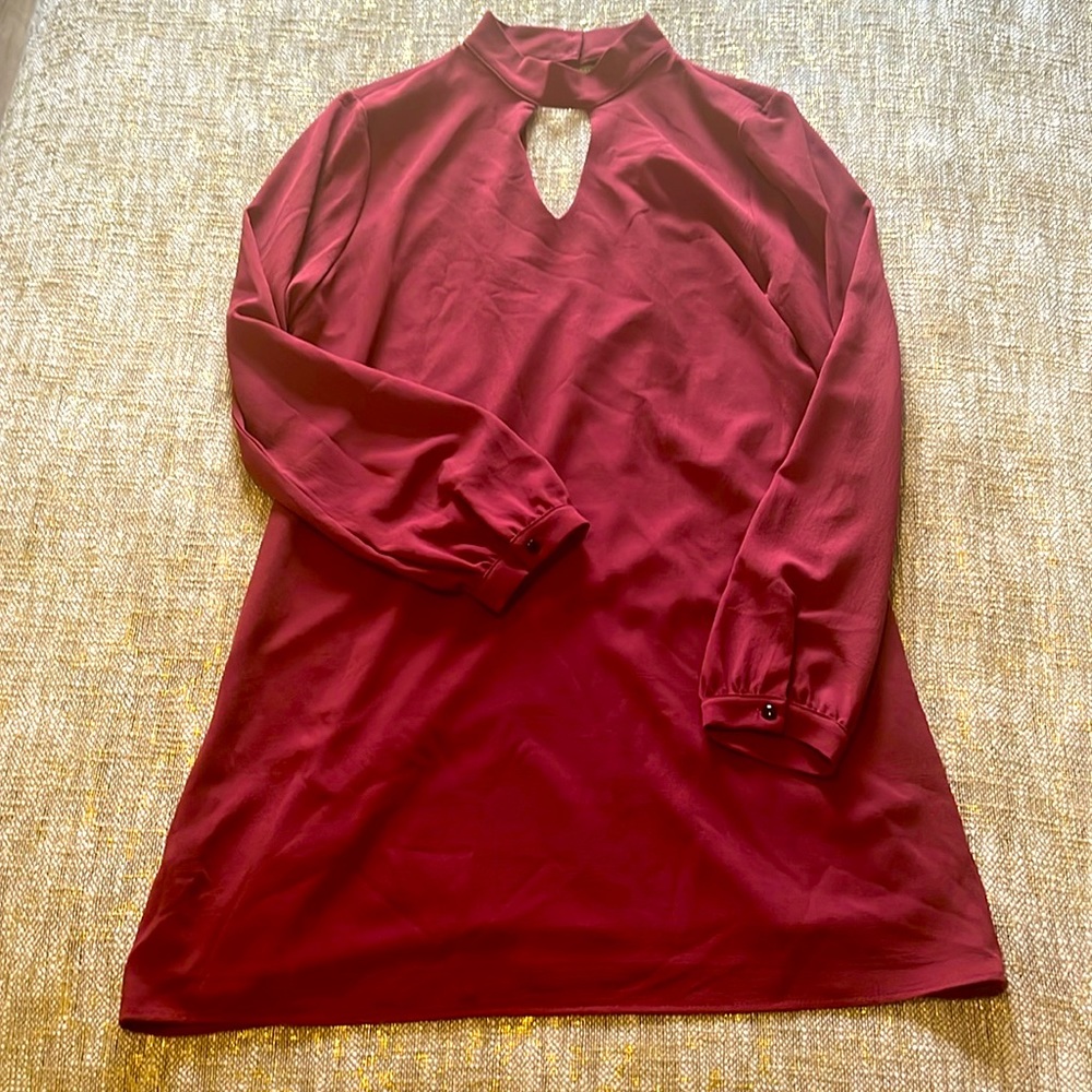 Dusty red dress
